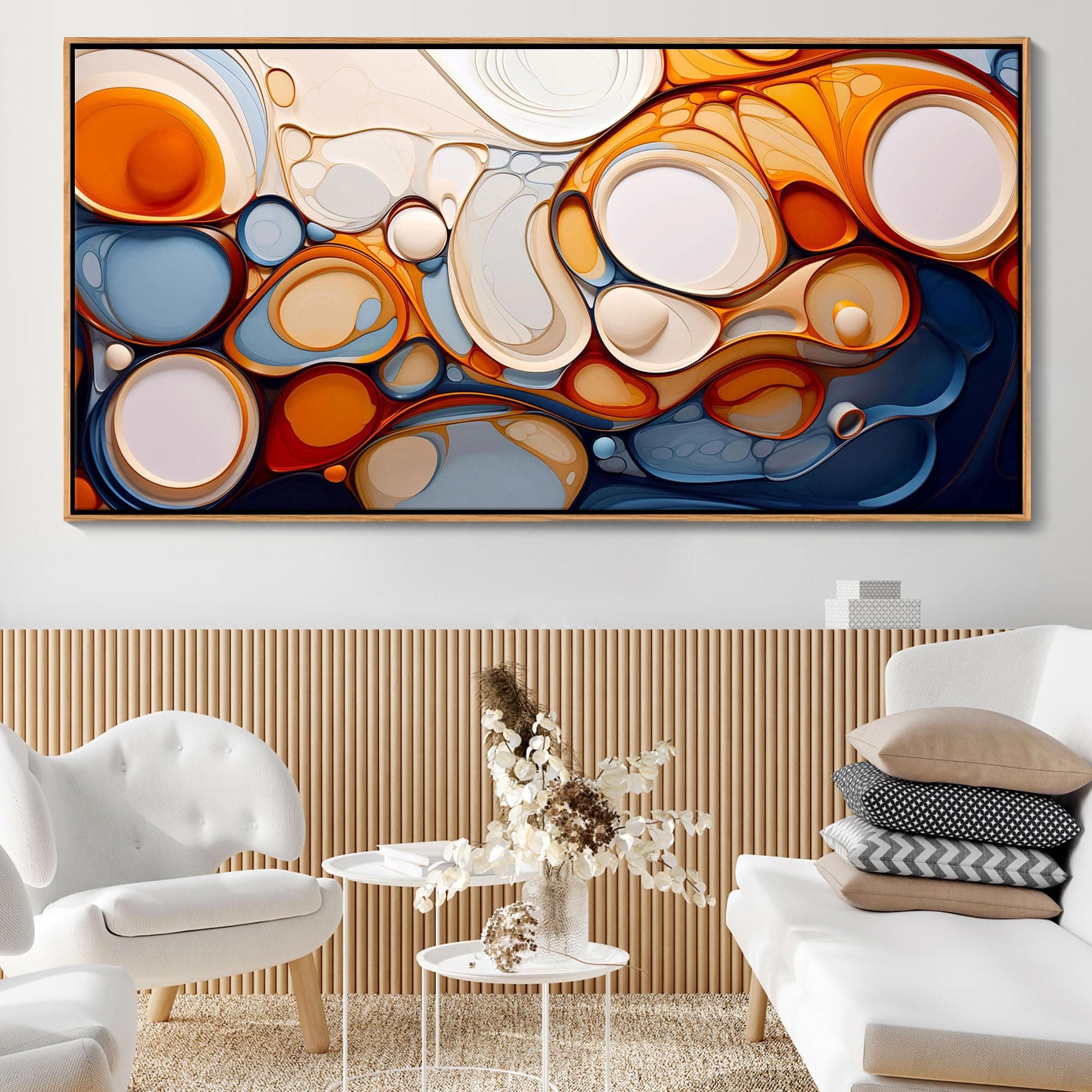Wooden mosaic wall art that adds charm and character