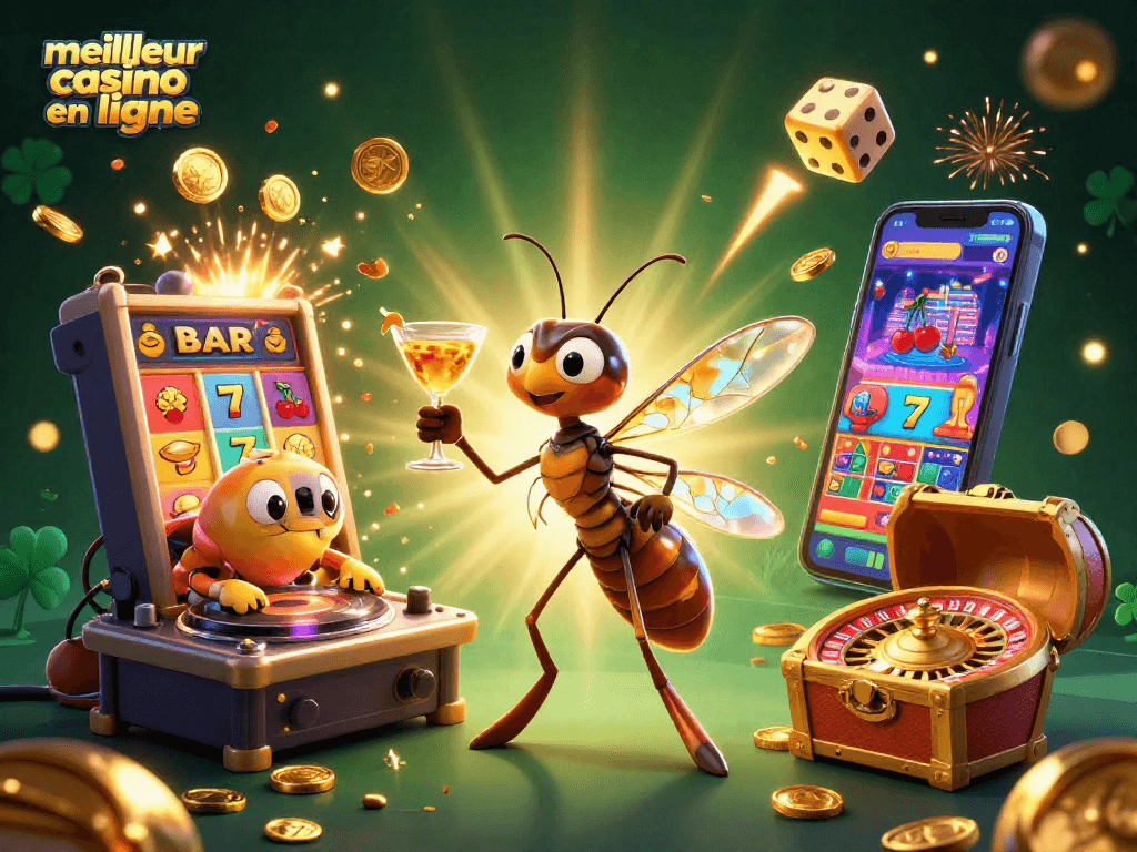 Joue au meilleur casino en ligne avec un dragon mascotte et un DJ trilobite au cœur de l'action.