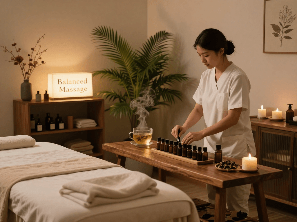 Experience serene relaxation at mantra88 with calming aromatherapy and professional massage services.