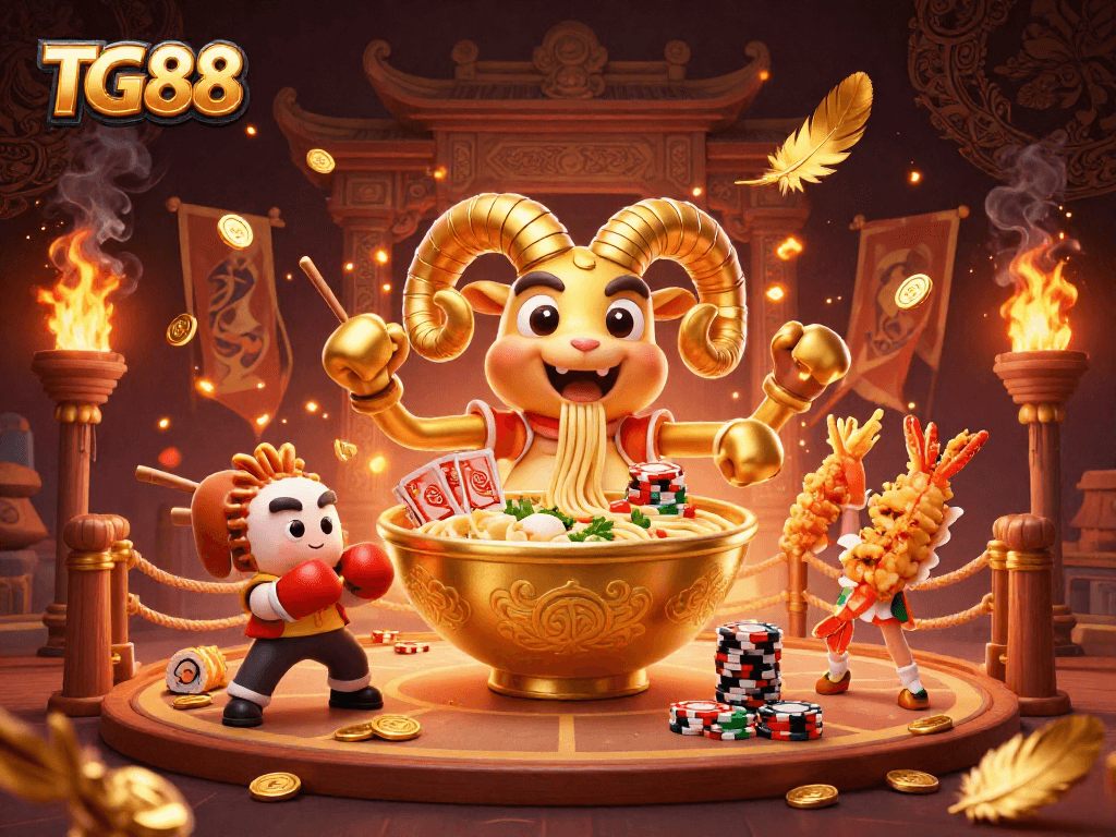 Experience thrilling cockfighting action at TG88 with dynamic visuals and vibrant characters.
