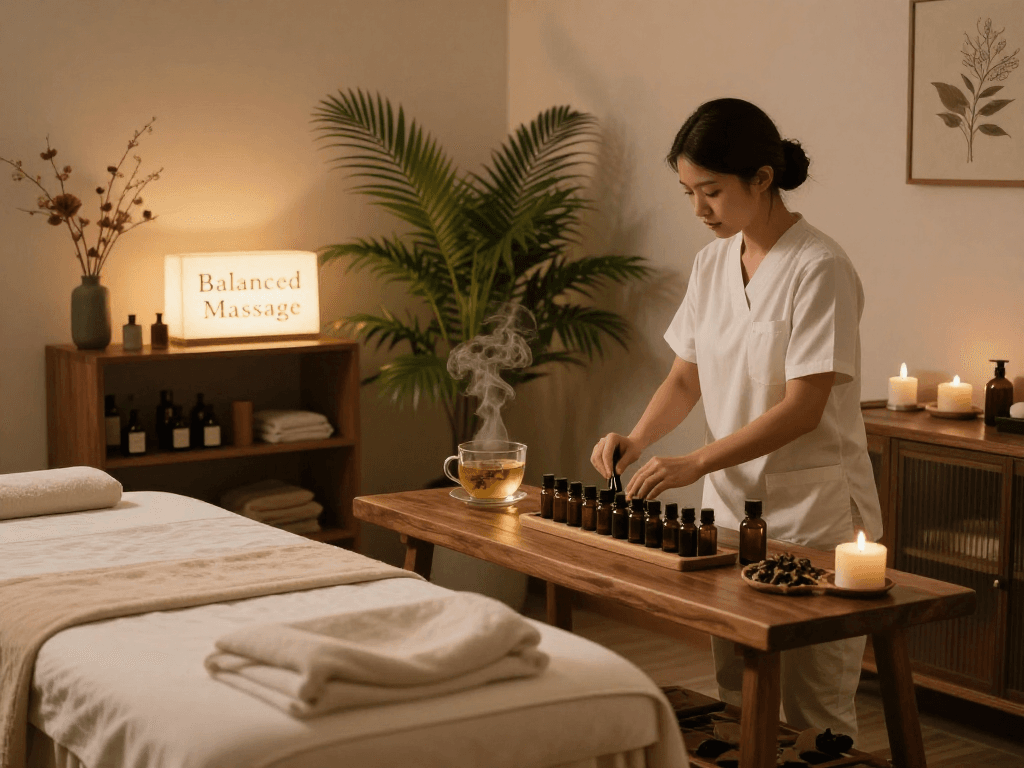Experience serene relaxation at mantra88 with calming aromatherapy and professional massage services.