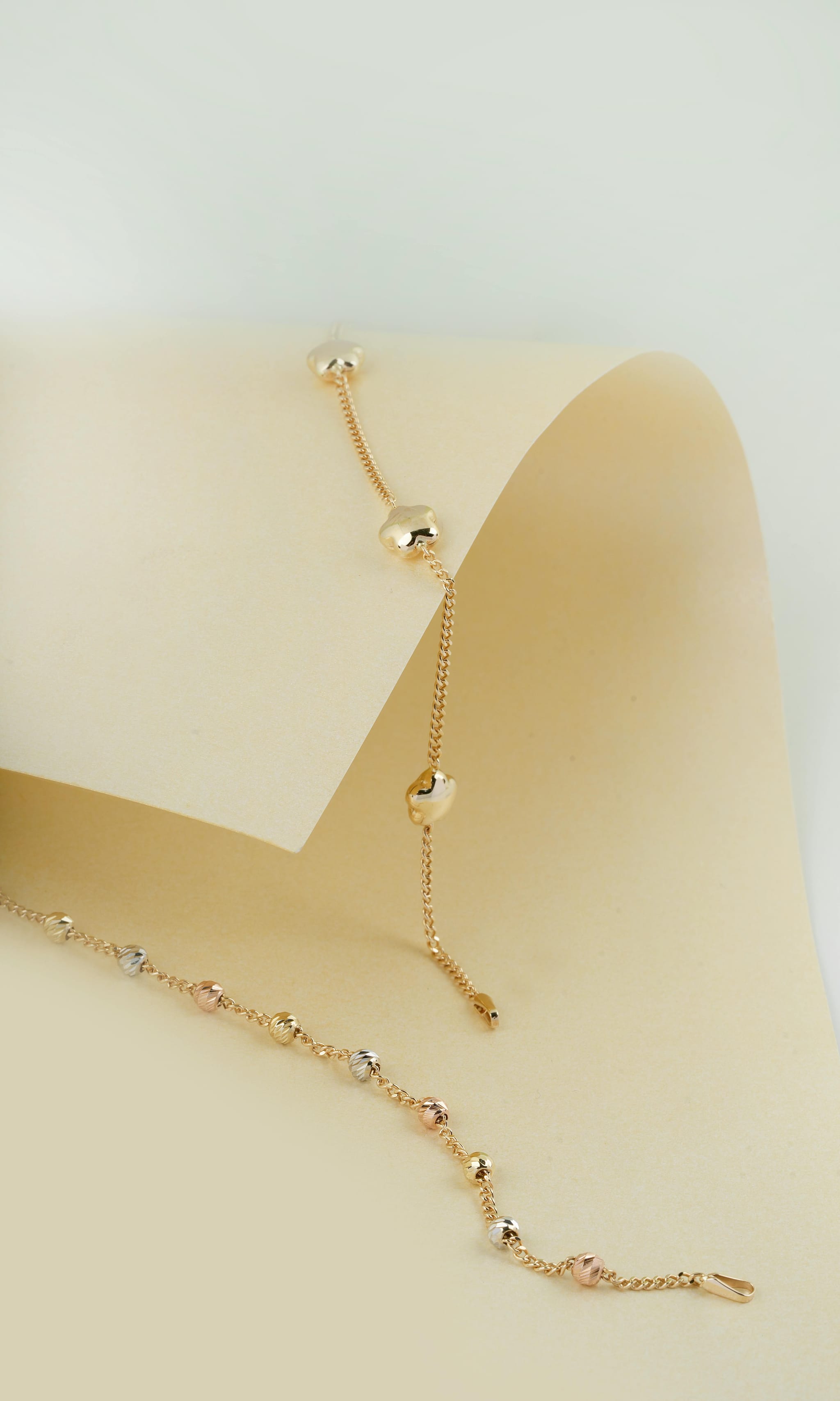 Elegant Wrist Fashion with Gold beaded bracelet for Timeless Style
