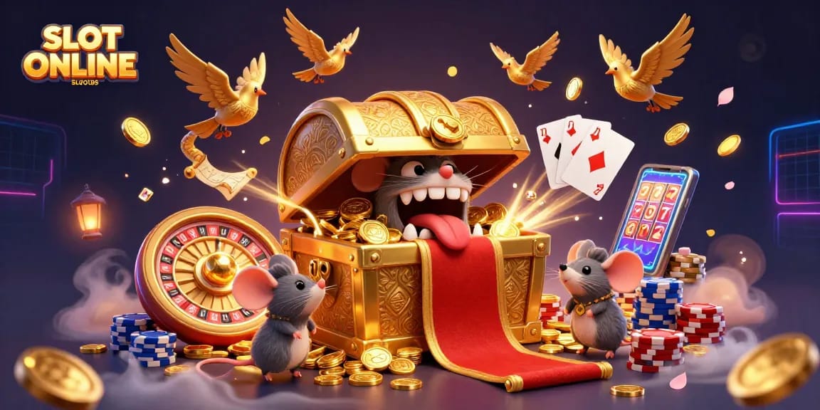 Engage with excitement in SLOT ONLINE SLOTO89 featuring dynamic 3D elements, sparkling gems, and golden treasures.