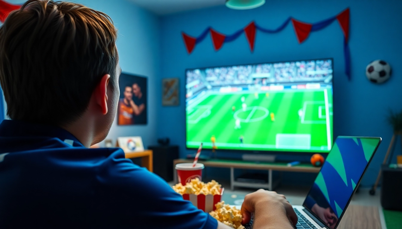 Menonton pertandingan bolakami world cup secara langsung di layar besar dalam suasana meriah.