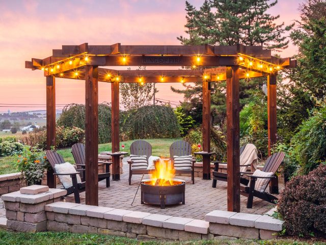 Wetterfeste Aluminium Pergola mit modernem Design