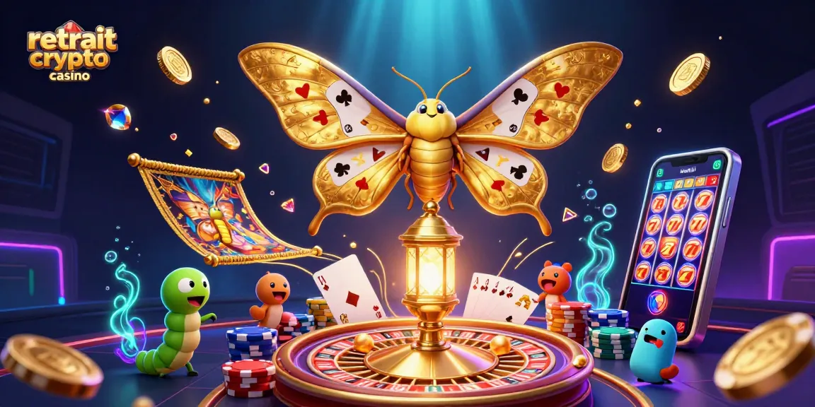 Retrait crypto casino rapide avec des gains instantanés, mettant en avant des éléments de jeu et de casino.