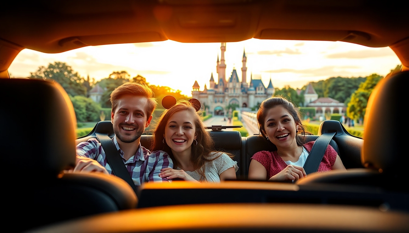 Experience a smooth Beauvais Airport to Disney Transfer with a family in a modern minivan.