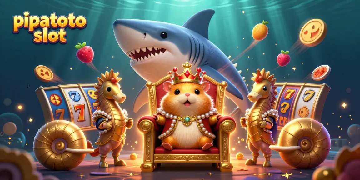Experience the excitement of pipatoto slot with a fierce hamster king surrounded by dynamic game elements.
