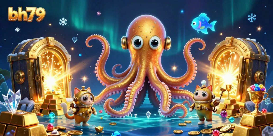 Experience the thrill of bh79 with an immersive 3D casino illustration featuring treasures and adventure.