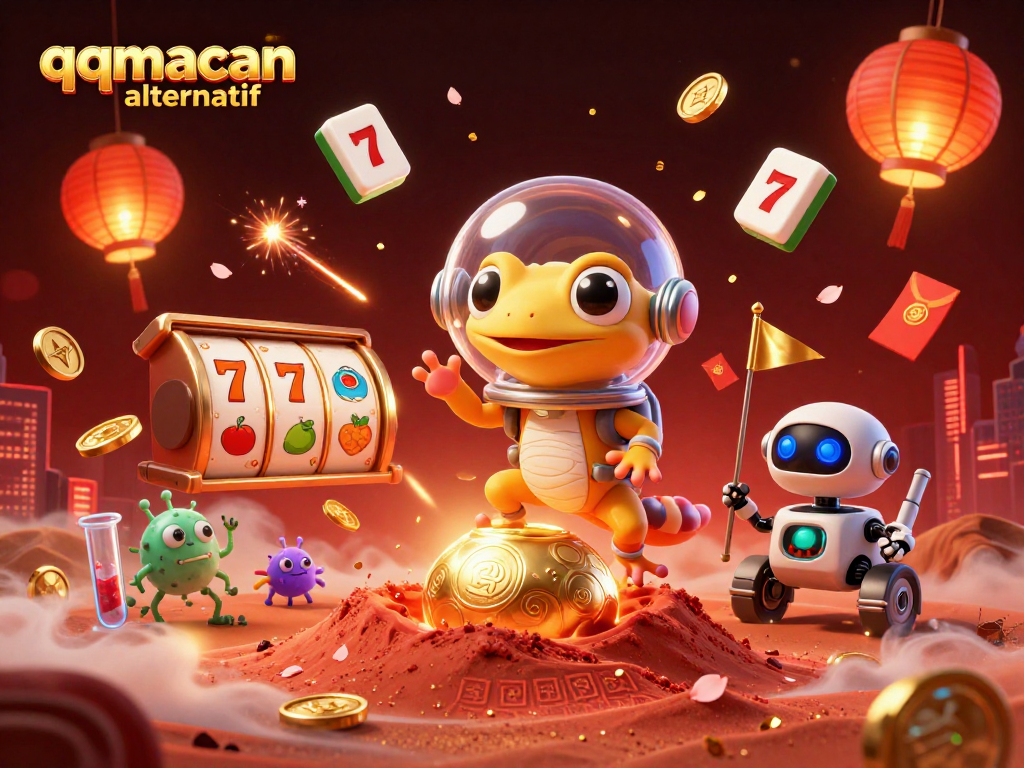 Engage with the vibrant qqmacan alternatif gaming scene featuring our Martian gecko and lucky symbols.