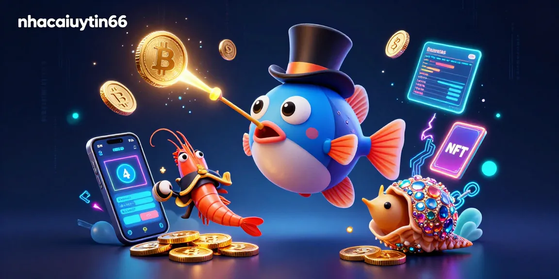 Engage with the thrilling world of gambling through nhacaiuytin66, featuring vibrant 3D characters and crypto themes.