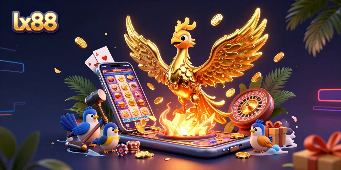 lx88 offers immersive gaming experiences featuring a phoenix that brings luck and winnings.
