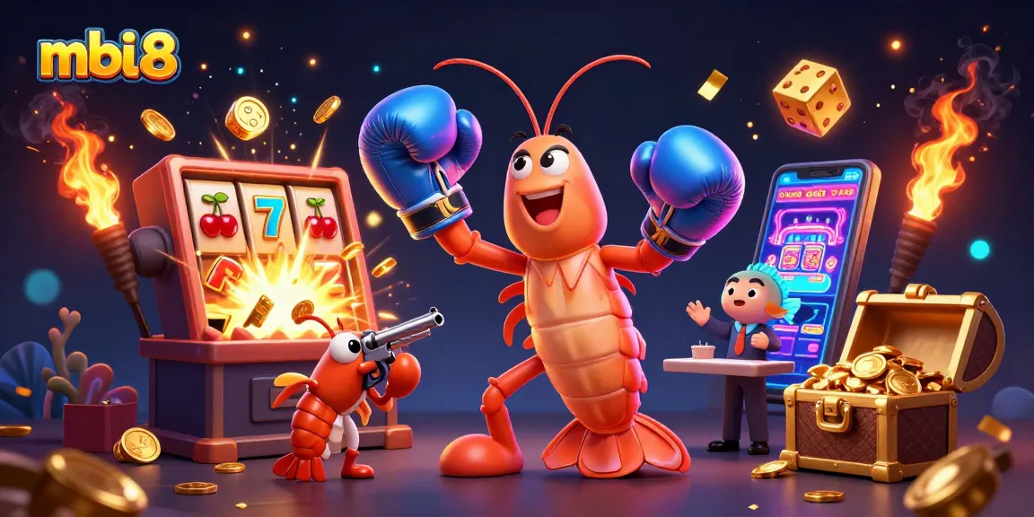 Join the thrilling action at mbi 8 with vibrant casino elements showcasing big wins!