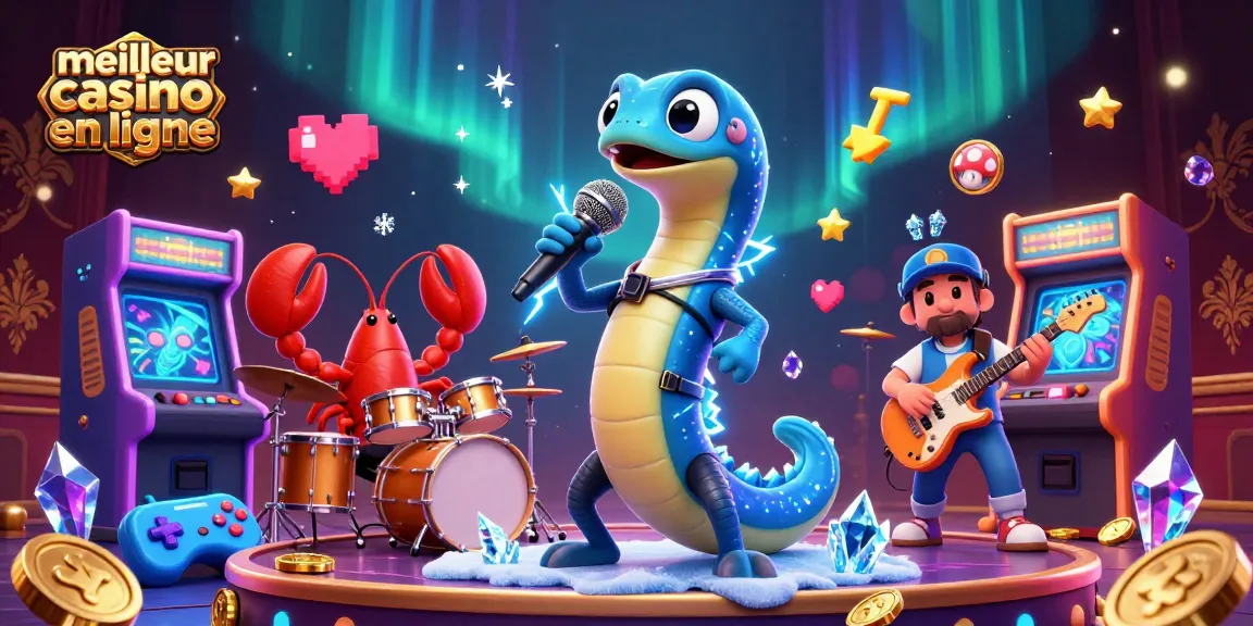 Accédez aux meilleurs jeux au meilleur casino en ligne avec cette scène animée sous-marine