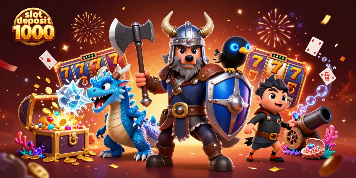 Slot deposit 1000, menang dengan cara menyenangkan di kasino online.