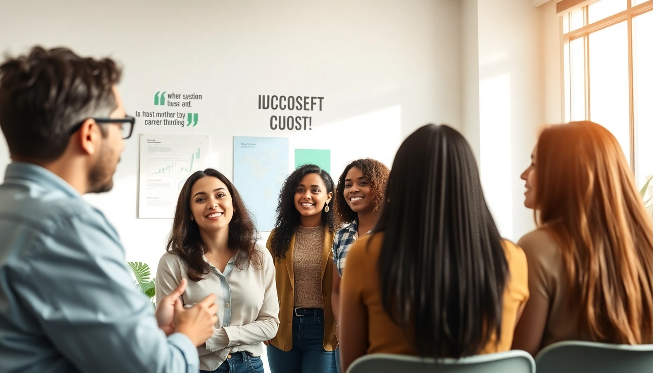 Guide to finding your Ideal Career with professional advice in a collaborative setting.