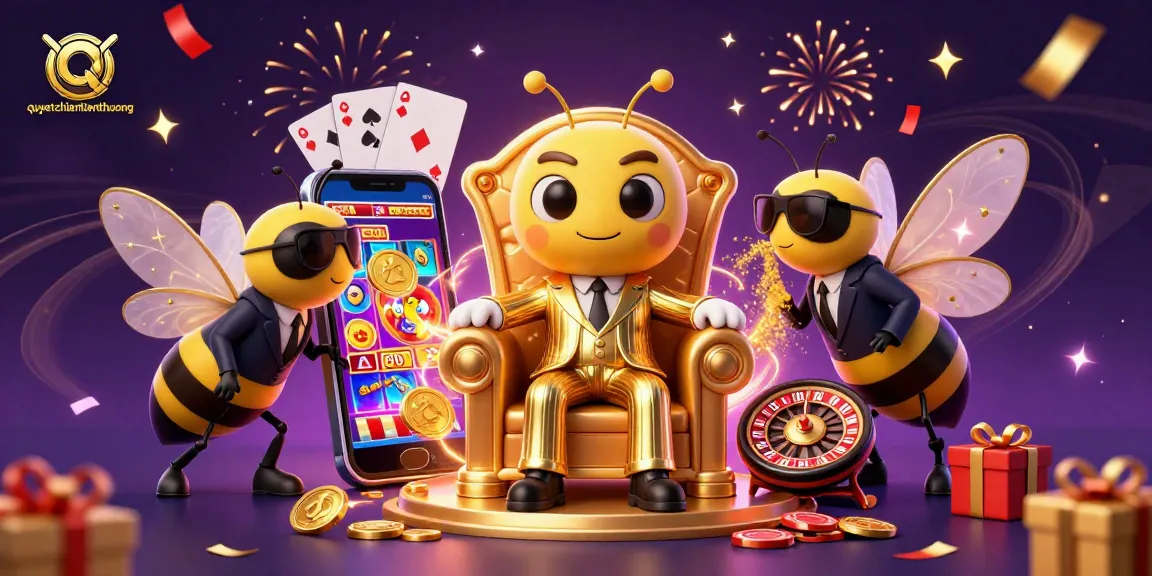 Experience exciting gameplay in the slot game "quyetchientienthuong" with vibrant characters and thrilling casino elements.