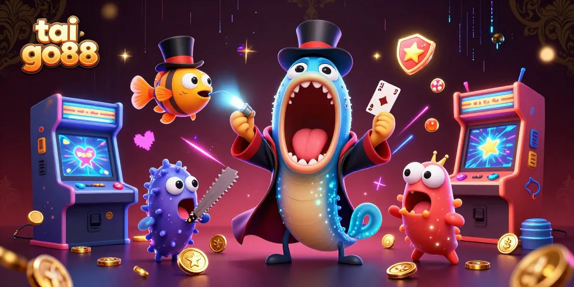 Engage in thrilling gaming adventures with tai go88's magical casino atmosphere, featuring unique characters and vibrant visuals.