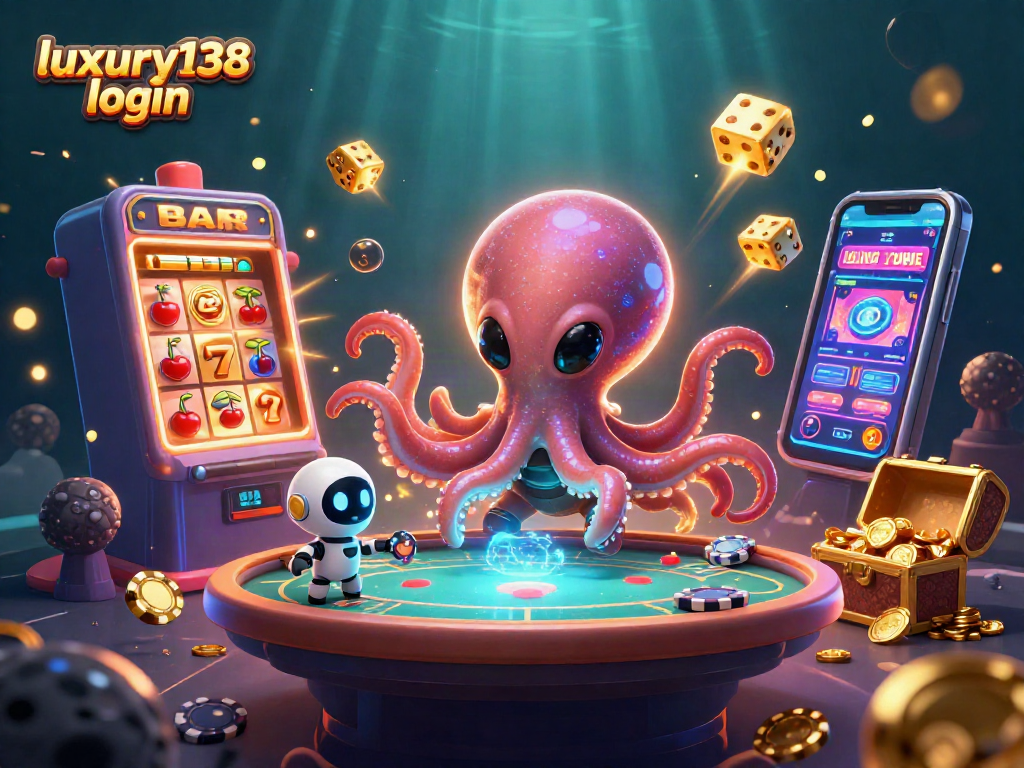 Login luxury138 untuk permainan kasino yang memukau dengan robot dan kreatif galaksi