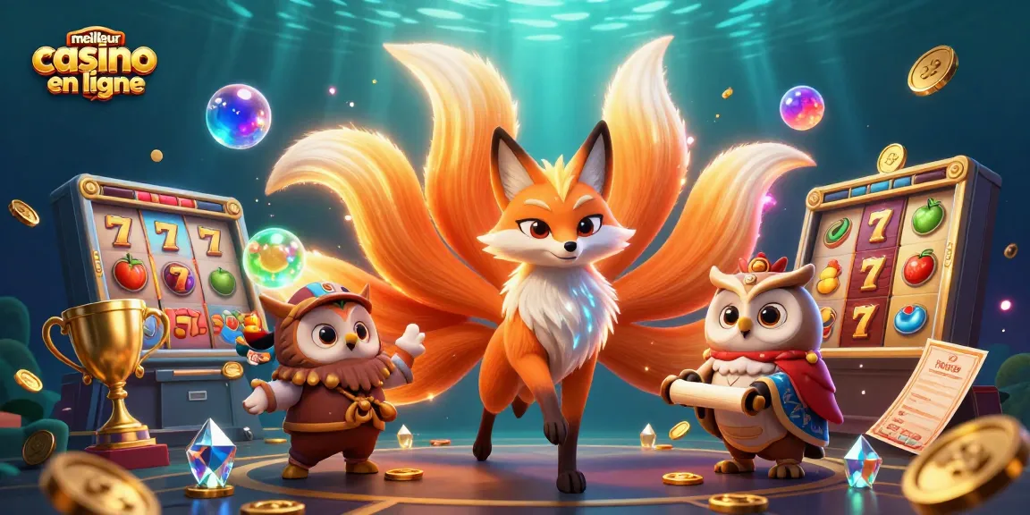 Jouez aux jeux de casino au meilleur casino en ligne avec une illustration dynamique.
