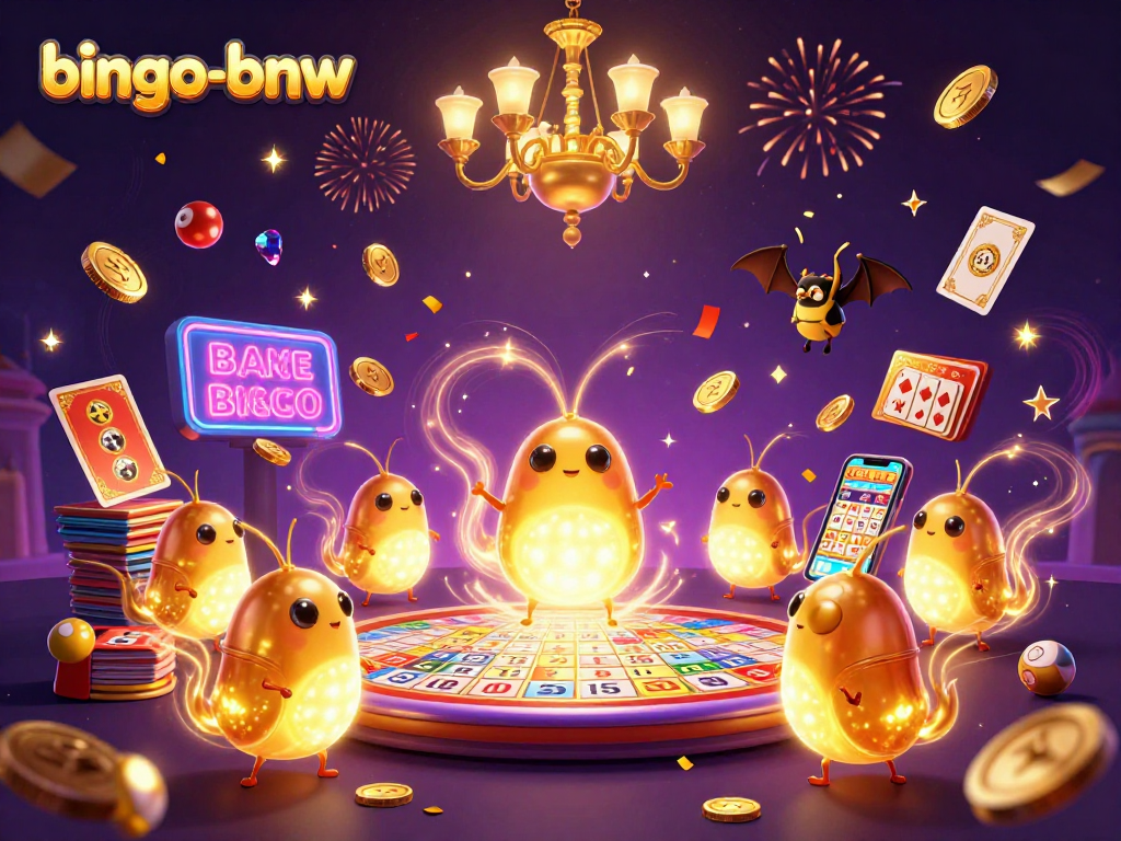 Bingo-bnw delivers thrilling bingo action, illuminated by glowworms lighting up the game atmosphere.
