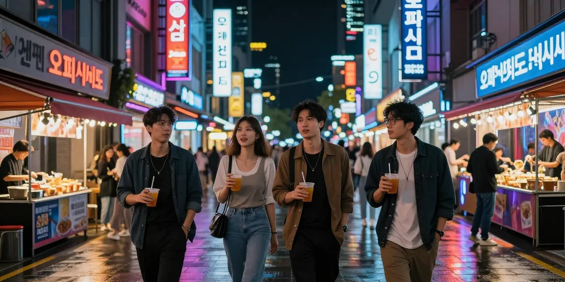 Experience vibrant nightlife with 오피사이트 in urban entertainment district.