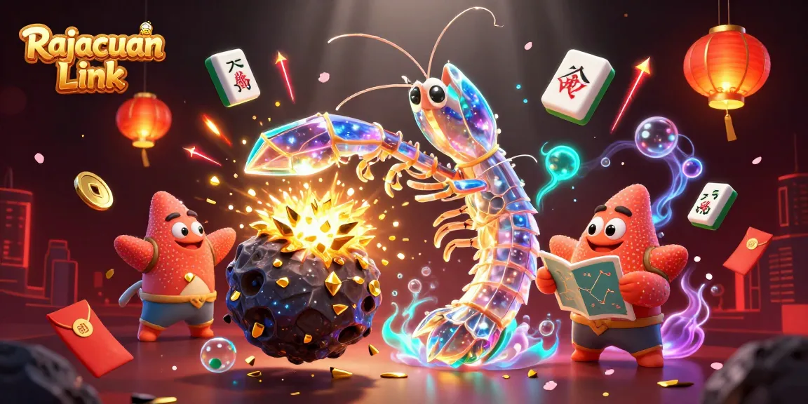 Menangkan di Rajacuan Link dengan simbol mahjong dan koin emas berkilauan!