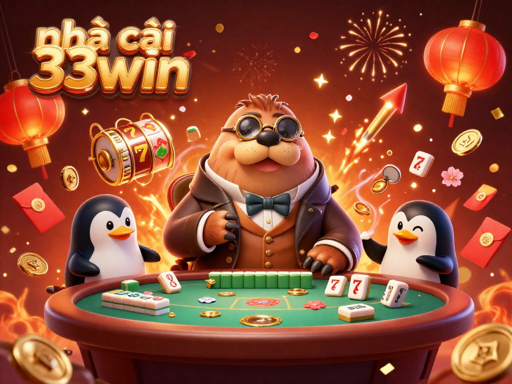 Experience exciting gameplay at nhà cái 33win with charming underwater poker characters.