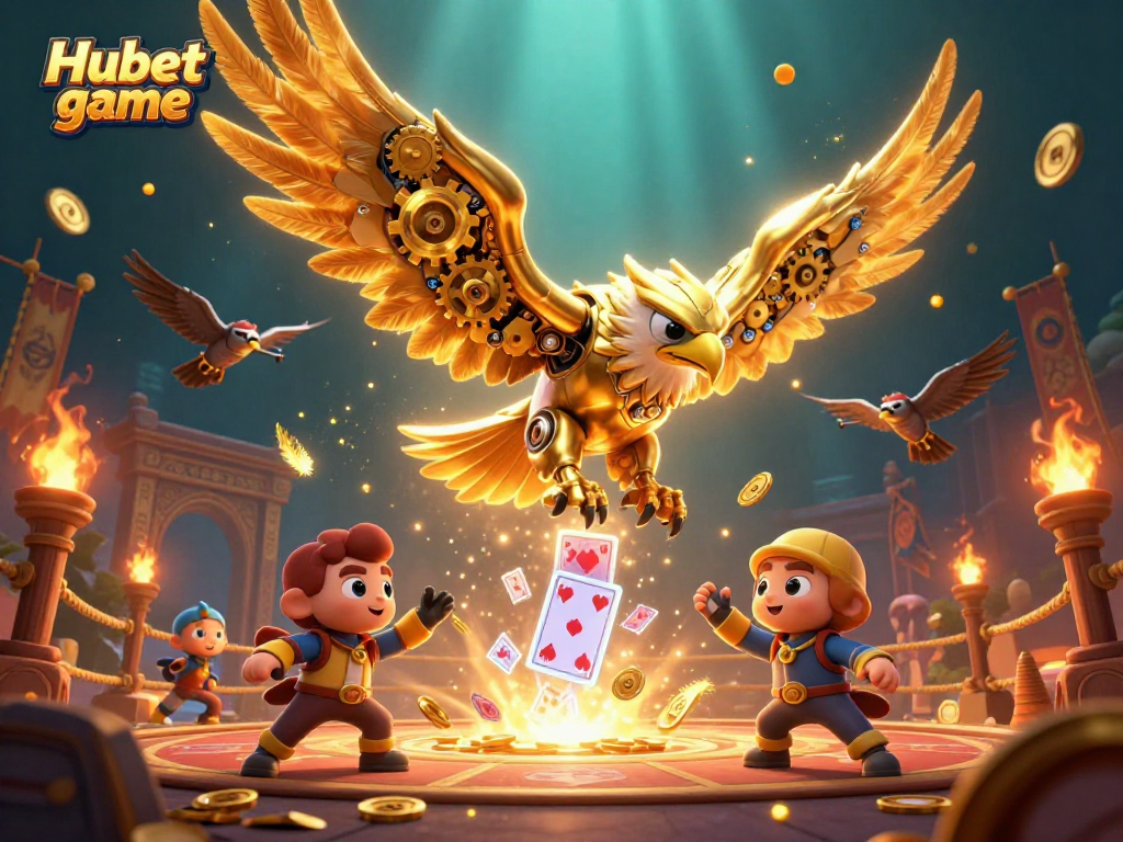 Experience thrilling gameplay with Hubet game, featuring dynamic characters and vibrant casino elements.