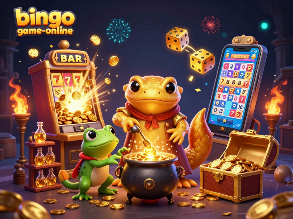 Engage in jackpot excitement with bingo-game-online by winning massive prizes in an illustrated fantasy world.