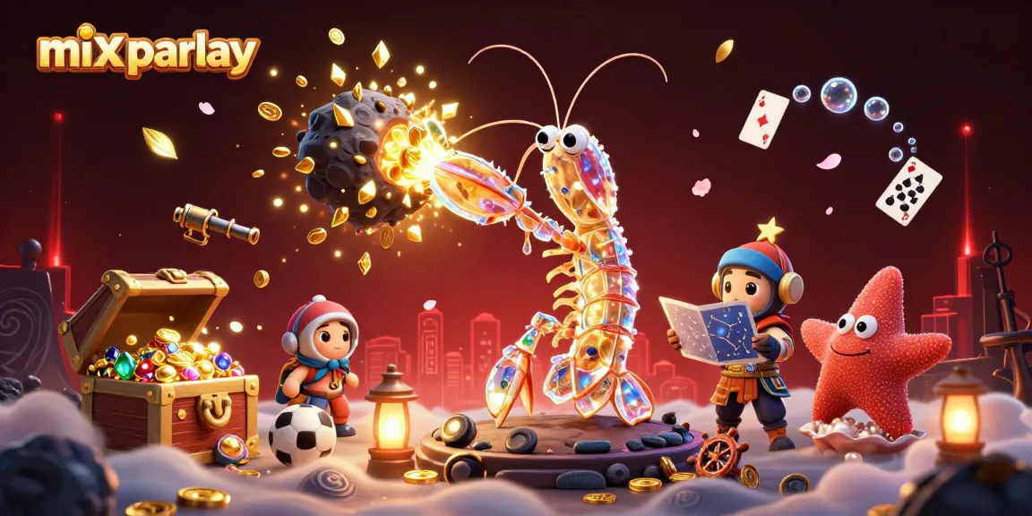 Elevate your betting game with mix parlay strategies, featuring an adventurous scene from an online casino.