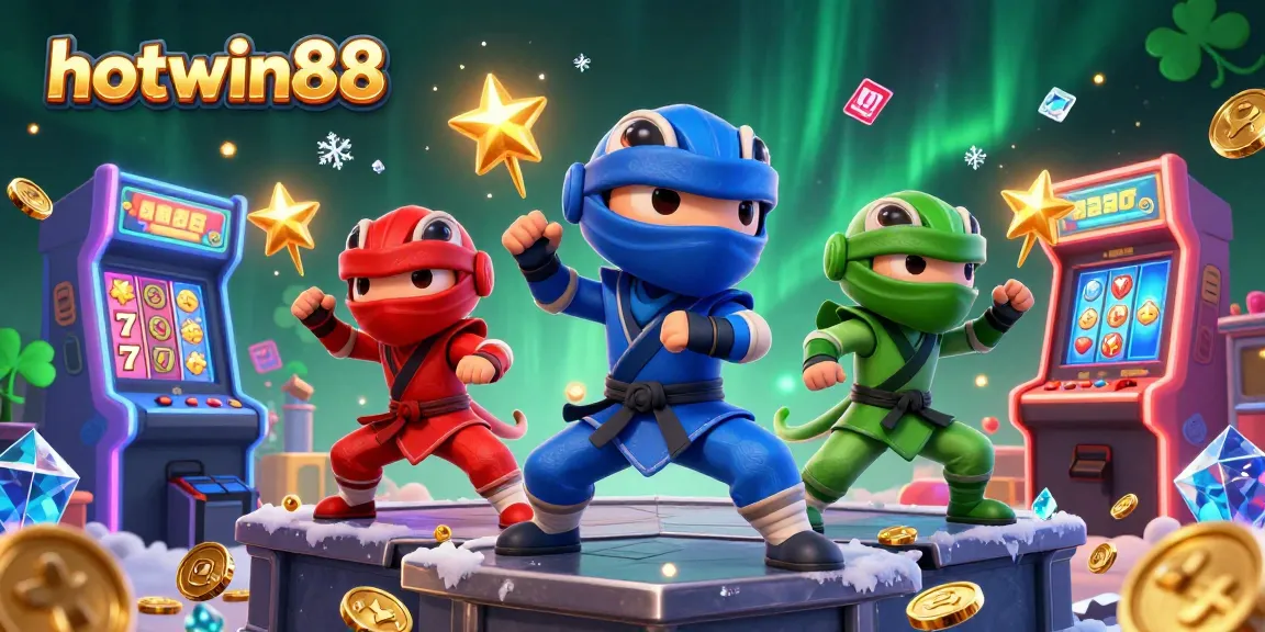Experience thrilling gameplay at hotwin88 with colorful slot reels and vibrant characters.