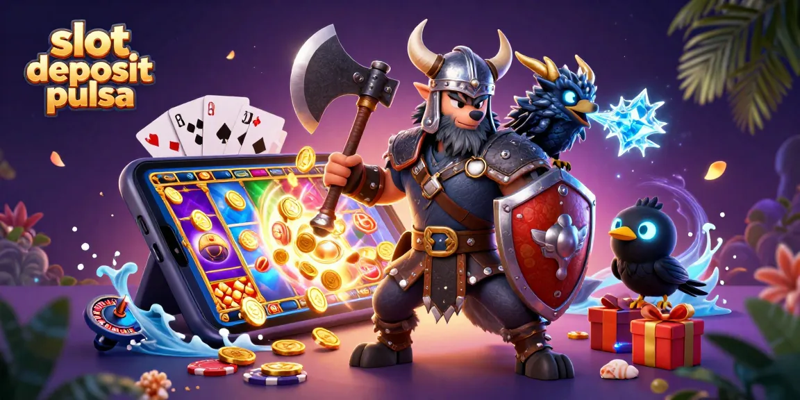Menangkan slot deposit pulsa dengan imajinasi yang penuh warna dan karakter menarik di kasino online.