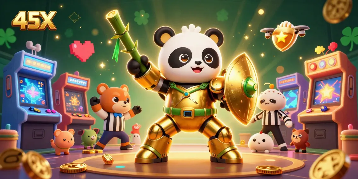 Experience thrilling action in 45X casino adventures featuring vibrant 3D game elements and vivid characters.