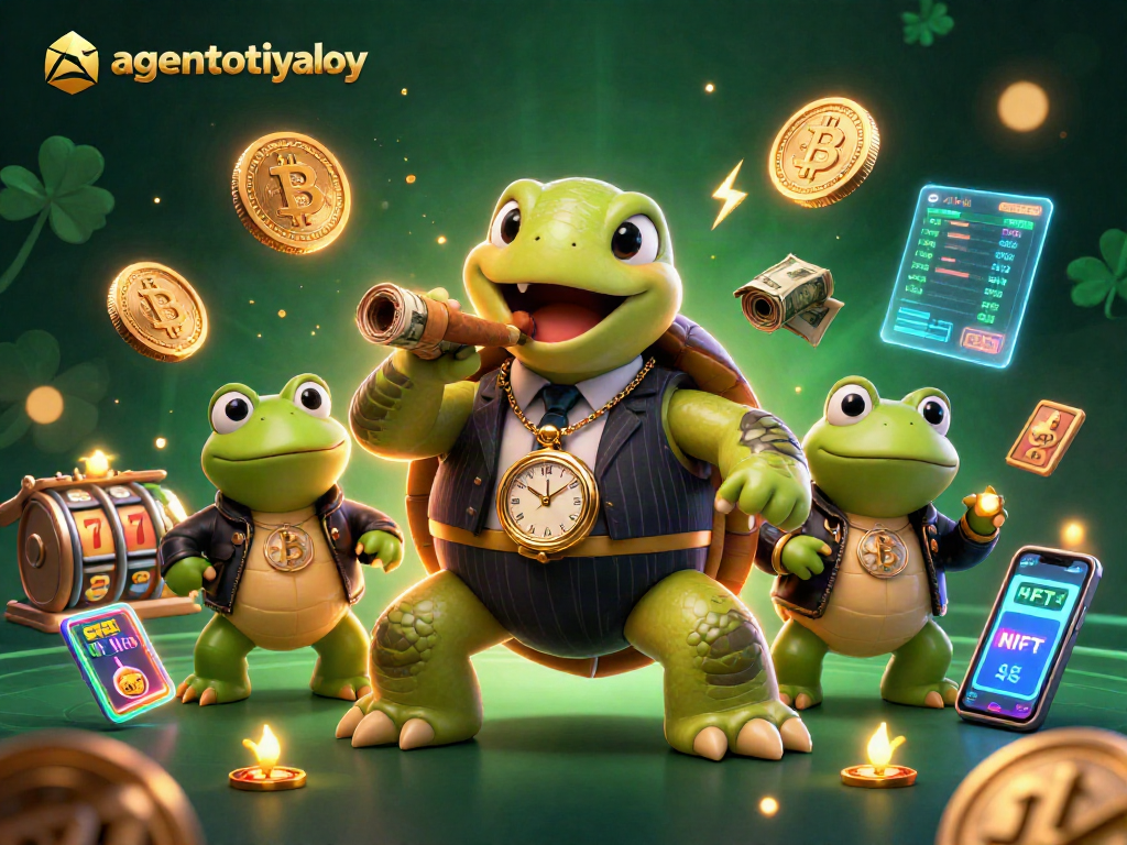 Menangkan jackpot dengan agentotoplay dalam ilustrasi kasino digital bertema kartun