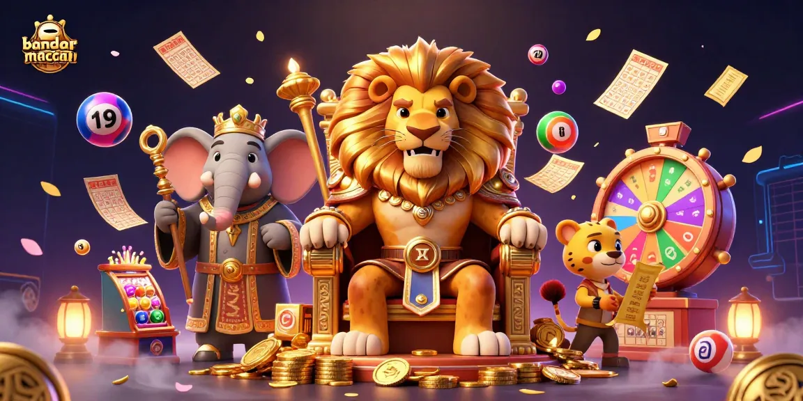 Experience the excitement of bandar toto macau with vibrant lottery elements and dynamic action within a captivating casino scene.